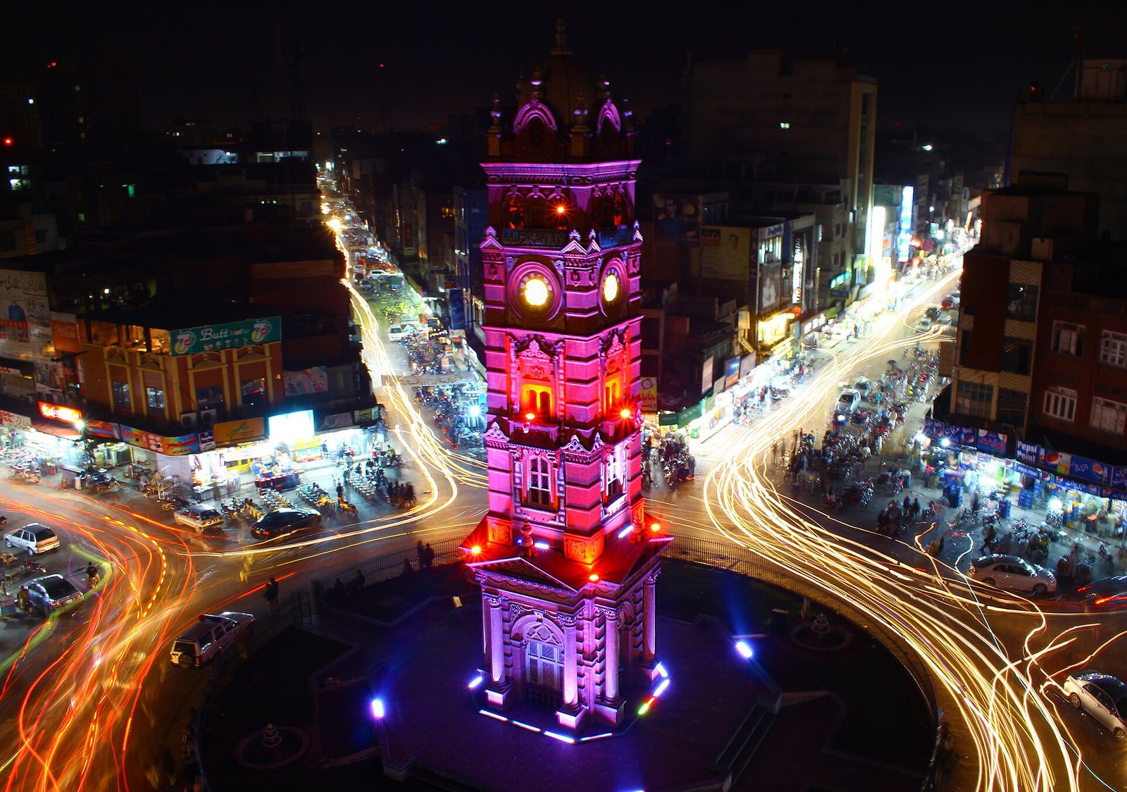 Ghanta Ghar (Clock Tower), Faisalabad, Pakistan